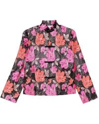 Comme des Garçons - Comme Des Garçons Floral Jacquard Jacket - Lyst