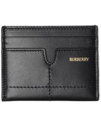 Burberry - Snip Logo Printed Card Holder - Lyst