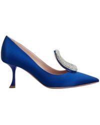Roger Vivier - Viv' Choc Strass Buckle Pumps - Lyst
