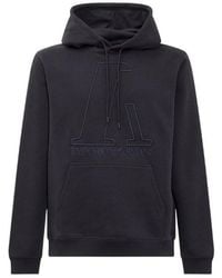 Emporio Armani - Logo Embroidered Sweater - Lyst