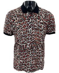 Just Cavalli - Pull-Down Short-Sleeved Polo Shirt - Lyst
