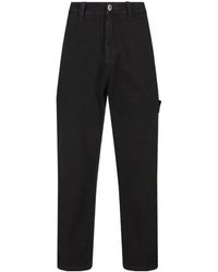 Stone Island - Cotton Cargo Trousers - Lyst