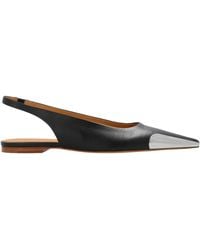 Off-White c/o Virgil Abloh - Allenframe Pointed Toe Slingback Ballerina Shoes - Lyst