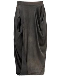 Uma Wang - Asymmetric Skirt - Lyst