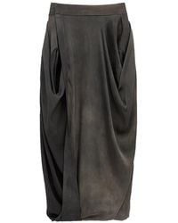 Uma Wang - Asymmetric Skirt - Lyst
