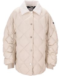 Lempelius - Corduroy-Collar Quilted Jacket - Lyst