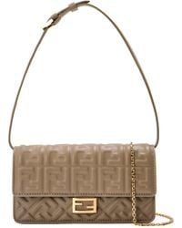 Fendi - Leather Shoulder Bag - Lyst
