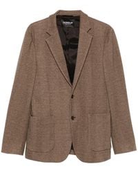 Dondup - Herringbone-Pattern Blazer - Lyst