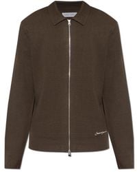 Samsøe & Samsøe - Samatt Zip-Up Polo-Collar Cardigan - Lyst