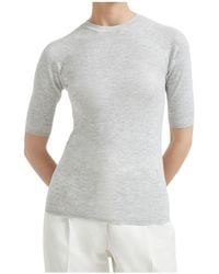 Brunello Cucinelli - Crewneck Ribbed Jumper - Lyst