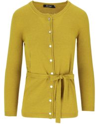 Lela Rose - Long-Sleeve Knitted Cardigan - Lyst