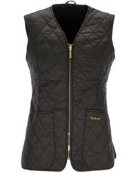 Barbour - Zip-Up V-Neck Reversible Gilet - Lyst