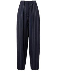Stella McCartney - Pinstripe Wool Tapered Pants - Lyst