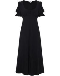 Chloé - Chloé Ruffled Midi Dress - Lyst