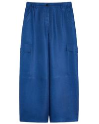 Weekend by Maxmara - Ifinale Wide-Leg Cargo Pants - Lyst