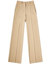 Sportmax - Oxalis Wool Flared Trousers - Lyst