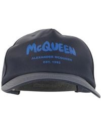McQueen - Logo Printed Baseball Cap - Lyst