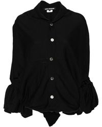 Junya Watanabe - Ruffle-Sleeve Cardigan - Lyst