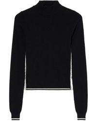 Off-White c/o Virgil Abloh - Logoband Turtleneck Sweater - Lyst