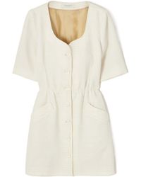 Giuliva Heritage - The Vanessa Wool Bouclé-Tweed Mini Dress - Lyst