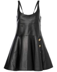 Givenchy - Embellished Leather Minidress - Lyst