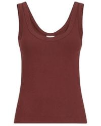 Brunello Cucinelli - Stretch-Cotton Ribbed Tank Top - Lyst