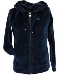EA7 - Logo Hooded Casual Coat - Lyst