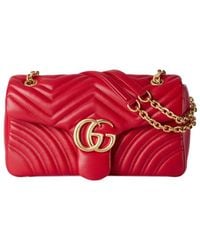 Gucci - Gg Marmont Medium Shoulder Bag - Lyst