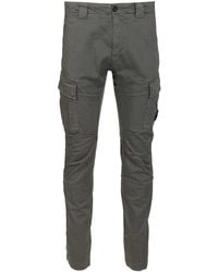 C.P. Company - Stretch Label Patch Cargo Pants - Lyst