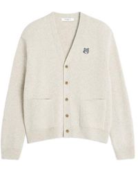 Maison Kitsuné - Maison Kitsuné Fox Head Cardigan - Lyst