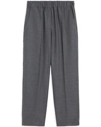 Weekend by Maxmara - Wool Flannel Trousers - Lyst