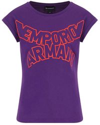 Emporio Armani - Logo Short-Sleeved T-Shirt - Lyst