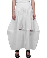 Séfr - Tiered Cut-Out Skirt - Lyst