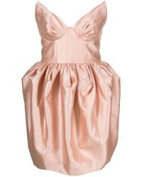 Zimmermann - Matchmaker Moulded-Cup Strapless Gathered Mini Dress - Lyst