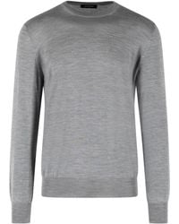 Gran Sasso - Fine Knit Crew Neck Knitted Sweater - Lyst