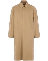 The Row - Button Detailed Long Coat - Lyst