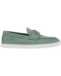 Christian Louboutin - Chambeliboat Leather Boat Shoes - Lyst