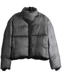 Rick Owens - Turtle Funnel-Neck Zipped Padded Jacket - Lyst