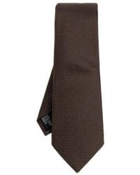 Giorgio Armani - Textured Silk Tie - Lyst