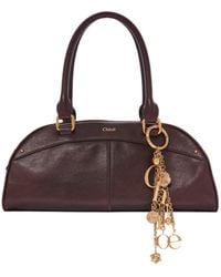 Chloé - Chloé Bowling Zipped Top Handle Bag - Lyst