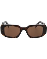 Prada - Tortoiseshell Pattern Frame Sunglasses - Lyst