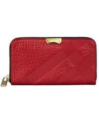 Burberry - Checkered Embossed Purse - Lyst