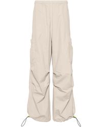 Barrow - Panelled Cotton Wide-Leg Trousers - Lyst