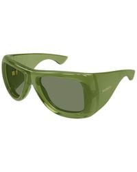 Saint Laurent - Howl Rectangle-Frame Sunglasses - Lyst