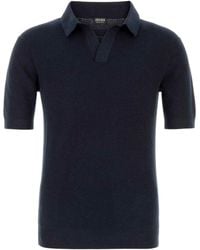 ZEGNA - Short-Sleeved Polo Shirt - Lyst