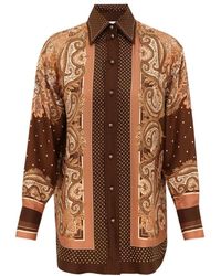 Zimmermann - Luna Relaxed Shirt - Lyst