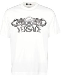 Versace - Logo-Printed Crewneck T-Shirt - Lyst