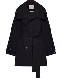 Sportmax - Short Wool Trench Coat - Lyst