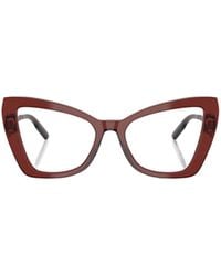 Dolce & Gabbana - Eyewear Cat-Eye Glasses - Lyst
