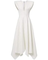 Maticevski - Empath Draped Midi Dress - Lyst